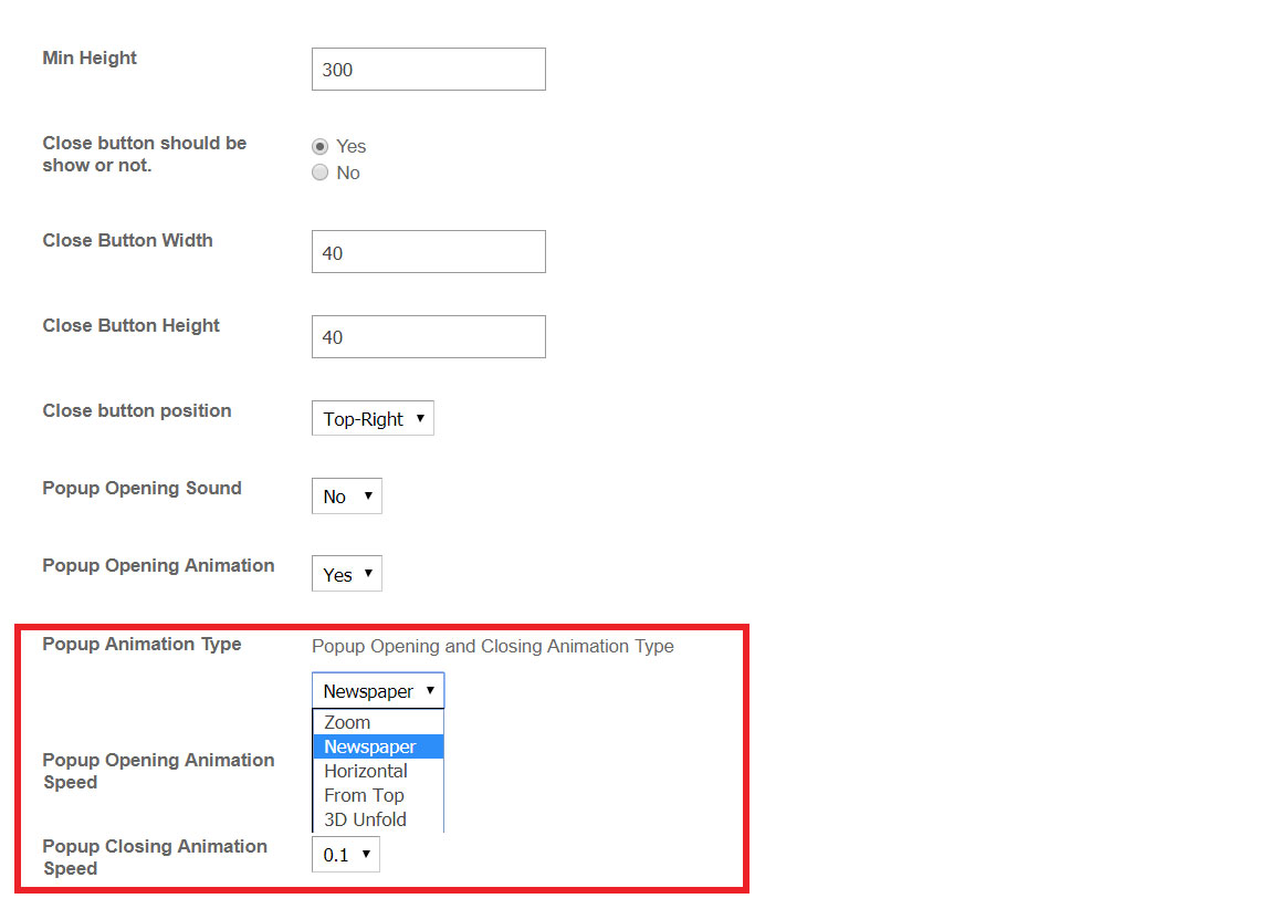 SocialEngine Popup Builder