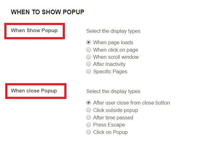 SocialEngine Popup Builder